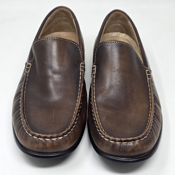 Ecco Men\'s Classic Moc 2.0 Venetian Leather Loafers Coffee Size 41 EU/7-7.5 US main image 12